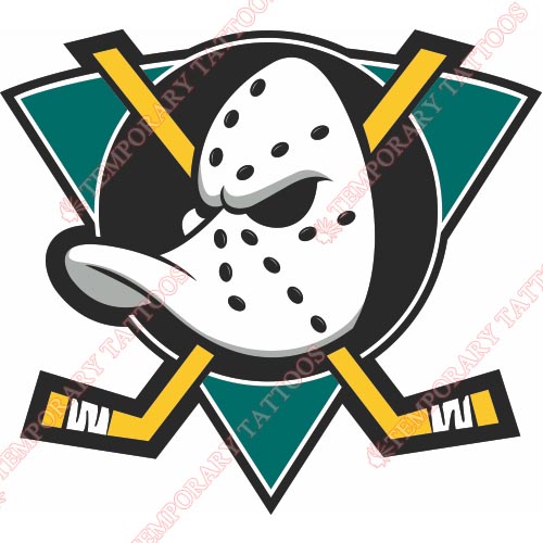 Anaheim Ducks Customize Temporary Tattoos Stickers NO.53